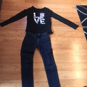 A  girls unicorn  outfit